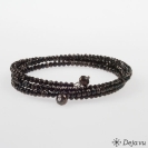 Deja vu Collier, Armb�nder, schwarz-grau-silber, Bs 30, schwarz