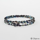 Deja vu Collier, Armbnder, blau-trkis, Bs 326-2, dunkelpetrol