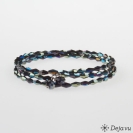 Deja vu Collier, Armb�nder, blau-t�rkis, Bs 326-2, dunkelpetrol