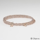 Deja vu Collier, Armb�nder, braun-gold, Bs 390-2, nougat