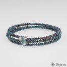 Deja vu Necklace, fabrik bracelets, blue-turquoise, Bs 406-2, pastel mint