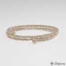 Deja vu Collier, Armb�nder, braun-gold, Bs 440-2, elfenbein