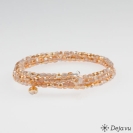 Deja vu Collier, Armbnder, lila-rosa, Bs 534-2, pastellrosa