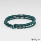 Deja vu Collier, Armbnder, blau-trkis, Bs 590-1, dunkelpetrol