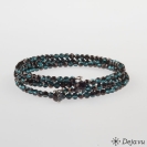 Deja vu Necklace, bracelets, blue-turquoise, Bs 604-2, petrol