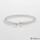 Deja vu Collier, Armb�nder, schwarz-grau-silber, Bs 64-1