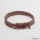 Deja vu Necklace, fabrik bracelets, purple-pink, Bs 662-1, bordeaux