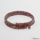 Deja vu Collier, Armb�nder, lila-rosa, Bs 662-1, bordeaux