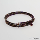 Deja vu Collier, Armb�nder, lila-rosa, Bs 664-2, dunkelviolett