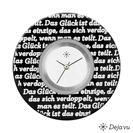 Deja vu watch, jewelry discs, stainless steel, E 14-1