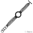 Deja vu watch, barrettes & metalbands, stainless steel arm-chain, Eab 28