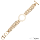 Deja vu watch, barrettes & metalbands, stainless steel arm-chain, Eab 29