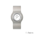 Deja vu watch, barrettes & metalbands, stainless steel bangle, stainless steel, E-sp xxl, mat, 19,5 cm