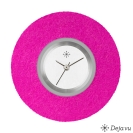 Deja vu watch, jewelry discs, felt, round, F 13, light blackberry