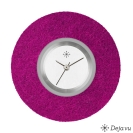 Deja vu watch, jewelry discs, felt, round, F 16, purple