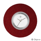 Deja vu watch, jewelry discs, felt, round, F 28, purple