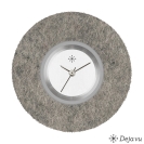 Deja vu watch, jewelry discs, felt, round, F 35, smoke