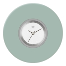 Deja vu Uhr, Schmuckscheiben, Acryl einfarbig, blau-t�rkis, K 102-1 e