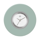 Deja vu Uhr, Schmuckscheiben, Acryl einfarbig, blau-t�rkis, K 102-1 u