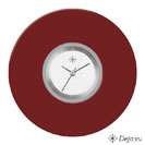 Deja vu watch, jewelry discs, acrylic, red-orange, K 10-2 e