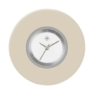 Deja vu Uhr, Schmuckscheiben, Acryl einfarbig, braun-gold, K 115-1 u  Deja vu Uhr, Schmuckscheiben, Acryl einfarbig, braun-gold, K 115-1 u