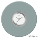Deja vu Uhr, Schmuckscheiben, Acryl einfarbig, blau-t�rkis, K 117-2a