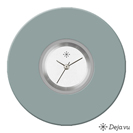 Deja vu Uhr, Schmuckscheiben, Acryl einfarbig, blau-t�rkis, K 117-2 e