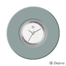 Deja vu Uhr, Schmuckscheiben, Acryl einfarbig, blau-t�rkis, K 117-2 u