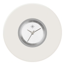 Deja vu Uhr, Schmuckscheiben, Acryl einfarbig, schwarz-grau-silber, K 119-2 e  Deja vu Uhr, Schmuckscheiben, Acryl einfarbig, schwarz-grau-silber, K 119-2 e