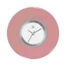 Deja vu Uhr, Schmuckscheiben, Acryl einfarbig, lila-rosa, K 11-1