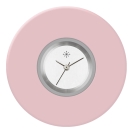 Deja vu Uhr, Schmuckscheiben, Acryl einfarbig, lila-rosa, K 120-1 e
