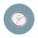 Deja vu Uhr, Schmuckscheiben, Acryl einfarbig, blau-t�rkis, K 125-1 u