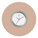 Deja vu Uhr, Schmuckscheiben, Acryl einfarbig, lila-rosa, K 136-1 e