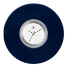 Deja vu Uhr, Schmuckscheiben, Acryl (Kombischeiben einfarbig), blau-trkis, K140-1e