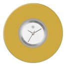 Deja vu Uhr, Schmuckscheiben, Acryl (Kombischeiben einfarbig), grn-gelb, K 143-1e
