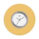 Deja vu Uhr, Schmuckscheiben, Acryl einfarbig, gr�n-gelb, K 150-1 u