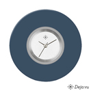 Deja vu Uhr, Schmuckscheiben, Acryl einfarbig, blau-t�rkis, K 150-2 u