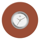 Deja vu watch, jewelry discs, acrylic, red-orange, K 169 e