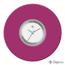 Deja vu watch, jewelry discs, acrylic, purple-pink, K 24 e