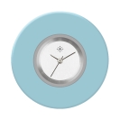 Deja vu Uhr, Schmuckscheiben, Acryl einfarbig, blau-t�rkis, K 33 u