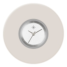 Deja vu Uhr, Schmuckscheiben, Acryl einfarbig, braun-gold, K 35 e  Deja vu Uhr, Schmuckscheiben, Acryl einfarbig, braun-gold, K 35 e