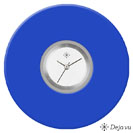 Deja vu Uhr, Schmuckscheiben, Acryl (Kombischeiben einfarbig), blau-trkis, K 37-1a
