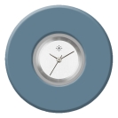 Deja vu Uhr, Schmuckscheiben, Acryl einfarbig, blau-t�rkis, K 418 e