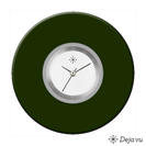 Deja vu watch, jewelry discs, acrylic, green-yellow, K 440e