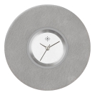 Deja vu Uhr, Schmuckscheiben, Acryl (Kombischeiben einfarbig), schwarz-grau-silber, K 444 e