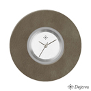Deja vu Uhr, Schmuckscheiben, Acryl einfarbig, gr�n-gelb, K 445 u