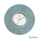 Deja vu Uhr, Schmuckscheiben, Acryl einfarbig, blau-t�rkis, K 447 u
