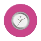Deja vu Uhr, Schmuckscheiben, Acryl einfarbig, lila-rosa, K 44 u