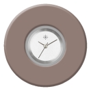 Deja vu Uhr, Schmuckscheiben, Acryl einfarbig, lila-rosa, K 452 e  Deja vu Uhr, Schmuckscheiben, Acryl einfarbig, lila-rosa, K 452 e