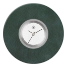 Deja vu Uhr, Schmuckscheiben, Acryl einfarbig, blau-t�rkis, K 453 e